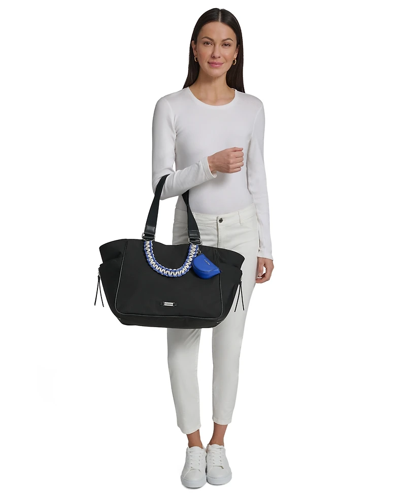 Calvin Klein Zulle Nylon Extra-Large Tote Handbag