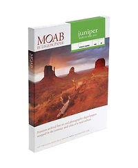 Moab Juniper Baryta Rag Glossy Fine Art Inkjet Print Paper, 8.5x11 Inch, 305gsm, 25 Sheets