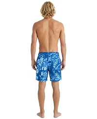 Spyder Men's Patchwork Palm Printed 7" Volley Swimsuit