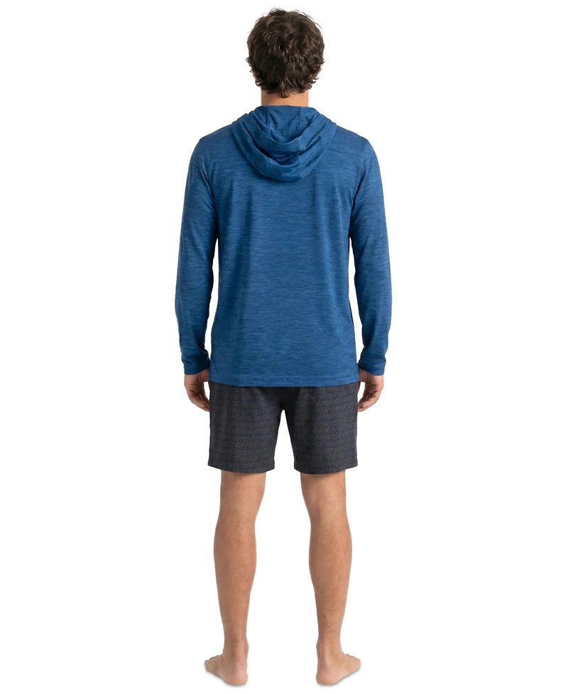 Spyder Men's Classic Heather Hooded Long-Sleeve Rashguard
