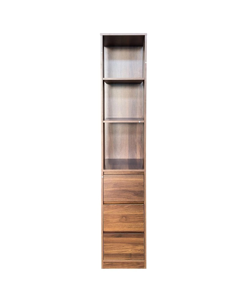 Streamdale Furniture Tall Storage Cabinet with Multi-functional Space