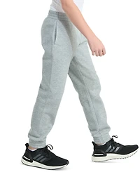 adidas Boys' 8-20 Elastic Waistband Essential Fleece Heather Pant
