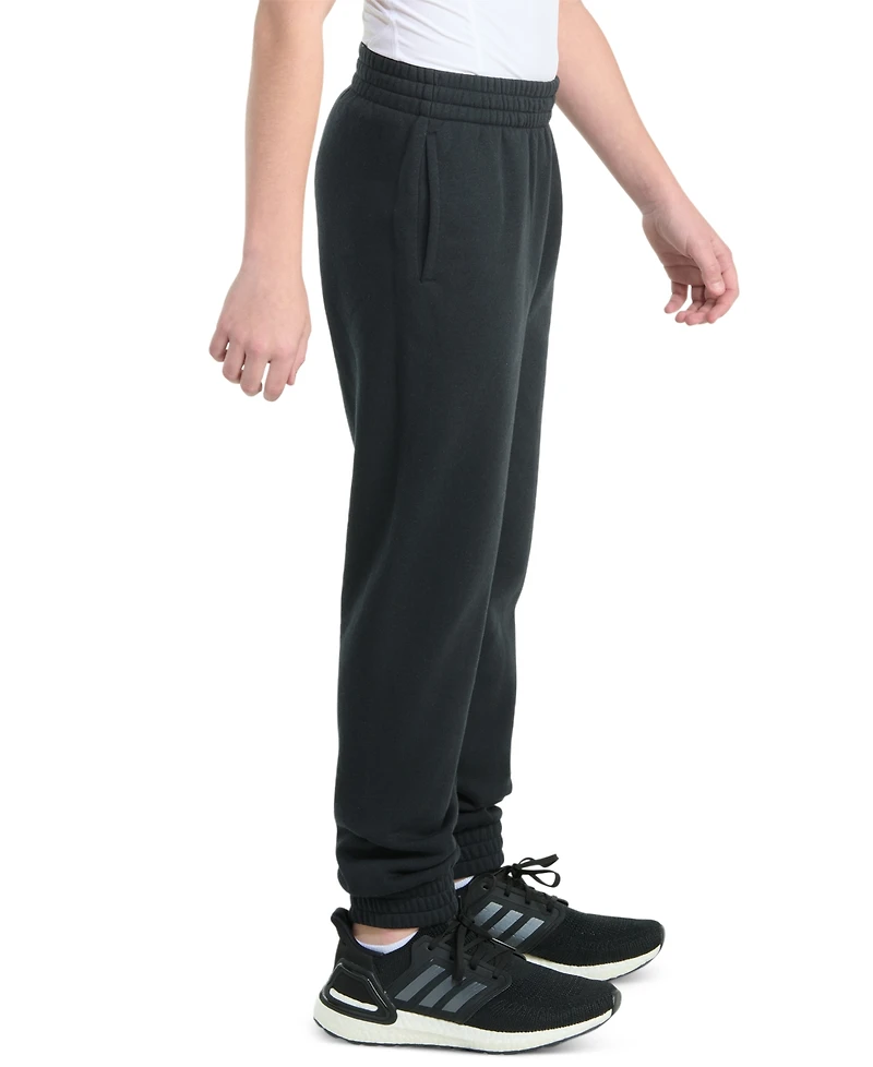 adidas Boys' 8-20 Elastic Waistband Essential Fleece Pant
