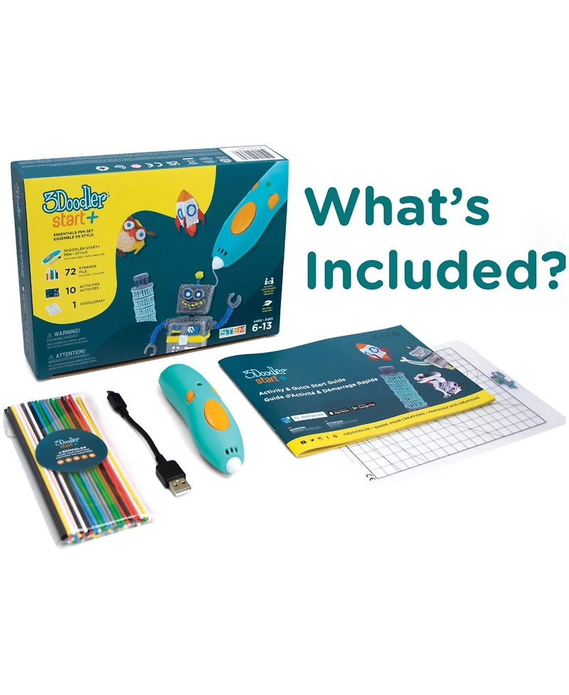 3Doodler Start+ Essentials 3D Printing Pen Set