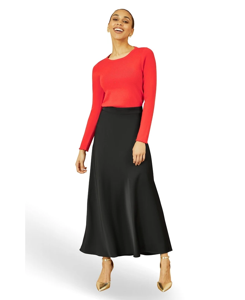 Yumi Women's Sparkle Knit Jumper