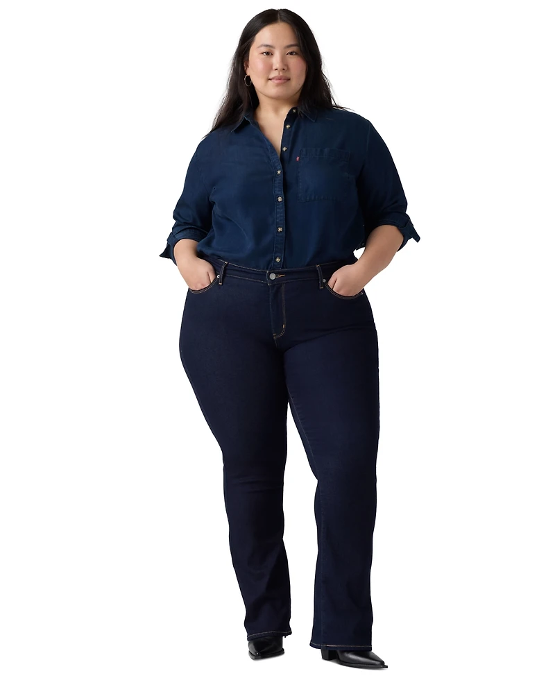 Levi's Plus Classic Mid-Rise Bootcut Jeans