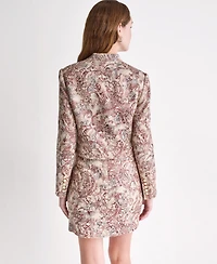 Bcbg Women's Draped Collar Open-Front Jacket