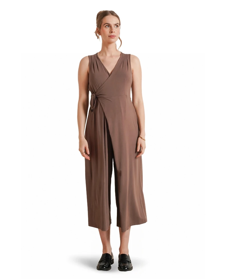 Nom Maternity Francesca Nursing Cropped Jumpsuit