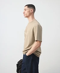 Mango Men's Cotton Printed T-Shirt
