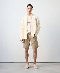 Mango Men's Denim Relaxed-Fit 8.86" Bermuda Shorts