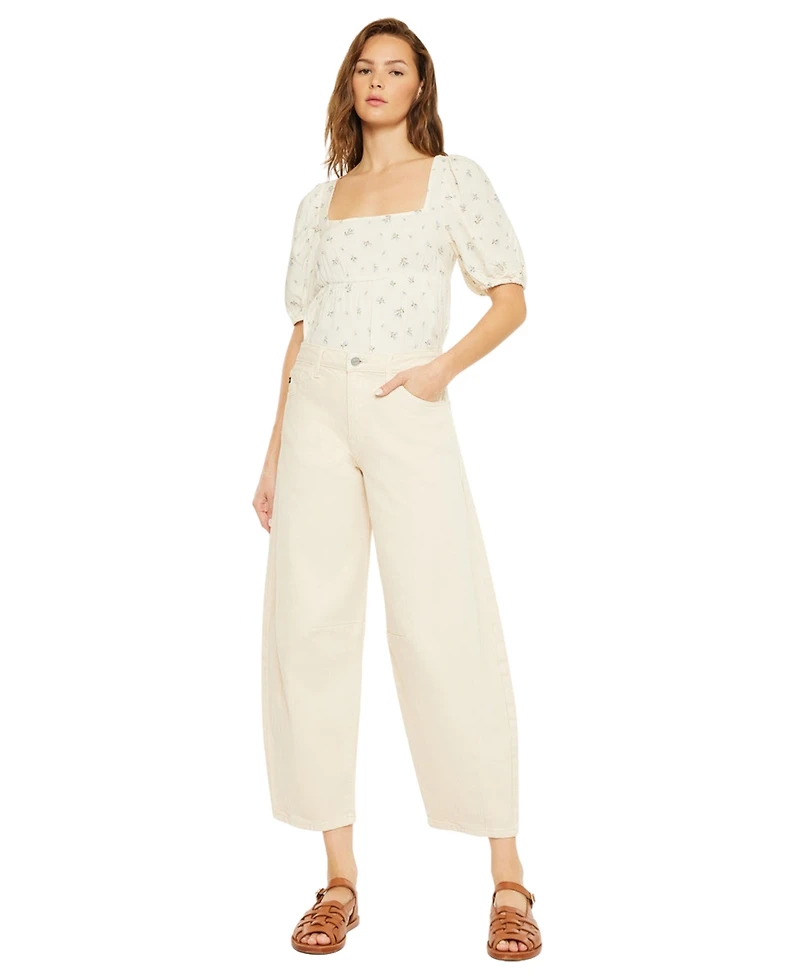 KanCan Women's Addison High Rise Horseshoe Jeans
