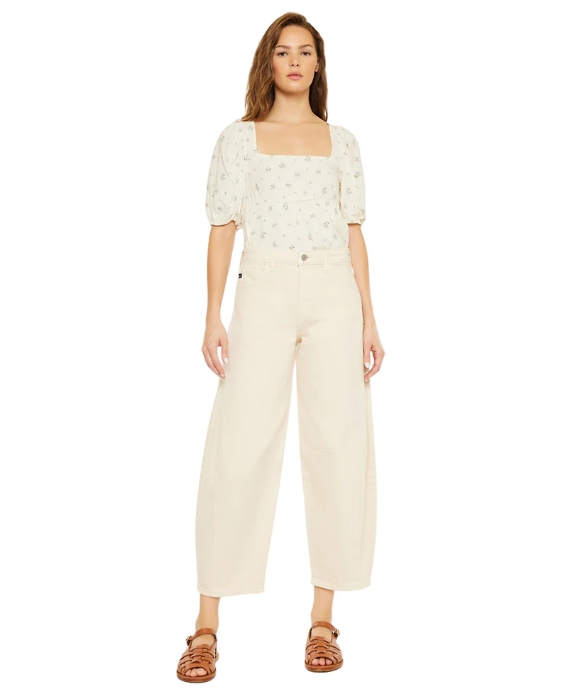 KanCan Women's Addison High Rise Horseshoe Jeans