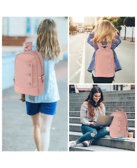 Lovevook 15.6 Inch Waterproof Laptop Backpack, Lightweight Travel Backpack with Padded Compartment for Men and Women