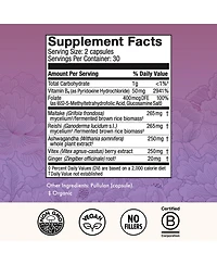 Host Defense MycoBenefits Pms Capsules, 60 Capsules (30 Servings)