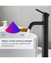 Phying Single Hole Single Handle Bathroom Sink Faucet, Modern Design, Easy to Install