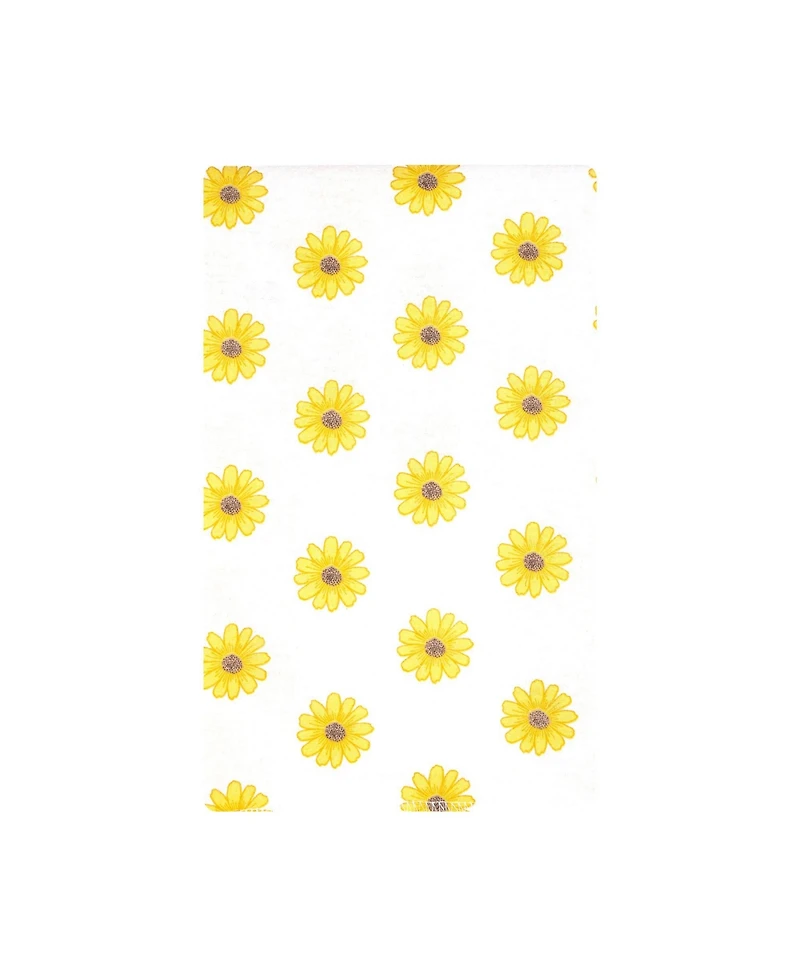 Hudson Baby Girl Cotton Poly Flannel Burp Cloths 10-Pack, One Size