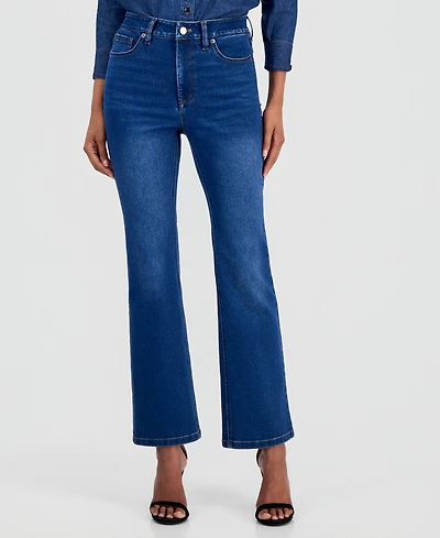Anne Klein Women's Leo High-Rise Bootcut Jeans