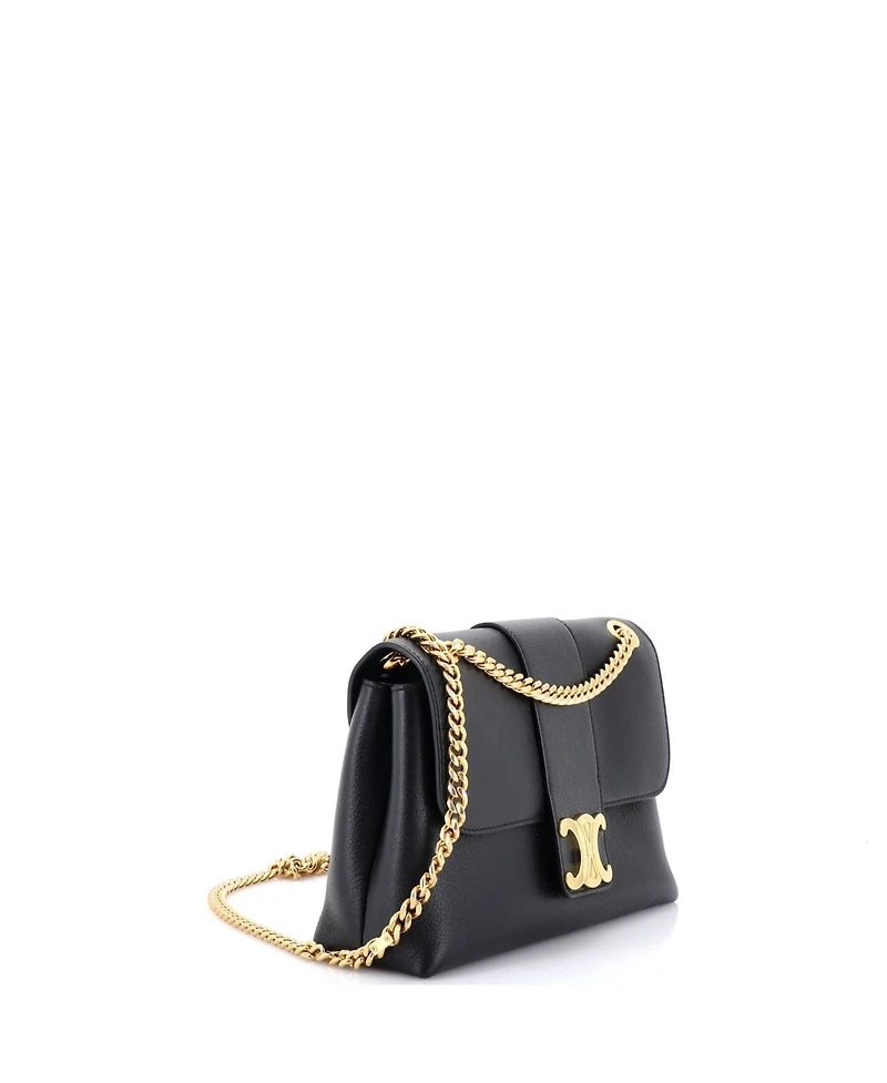 Pre-Owned Celine Teen Victoire Flap Shoulder Bag Leather