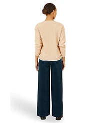 Yumi Women's Floral Knitted Jumper