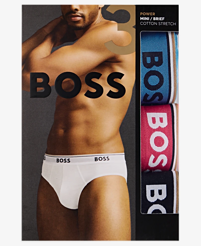 Boss by Hugo Men's Power Briefs, Pack of 3