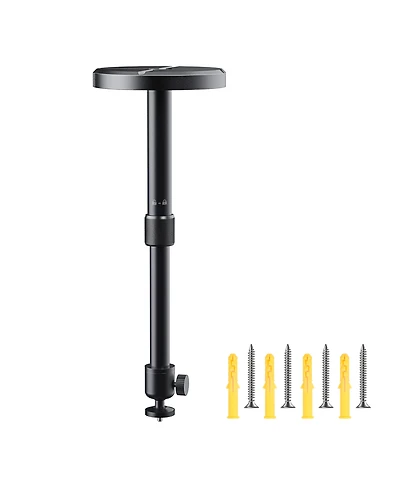 Aurzen Mini Ceiling Projector Mount, 1/4-Inch Screw, Adjustable 9"-15" Length, 360degree(s)Rotation and 90degree(s)Tilt, for Most Projectors