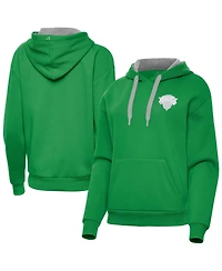 Antigua Women's Kelly Green New York Knicks St. Patrick's Day Victory Pullover Hoodie