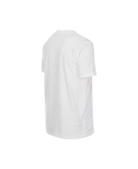 New Era Men's White York Knicks Lifestyle Capsule Basketball on Fire T-Shirt