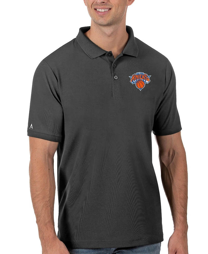 Antigua Men's New York Knicks Legacy Pique Polo Shirt