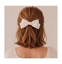 Puttisu Girls Large Double Bow Clip Set (2pc)