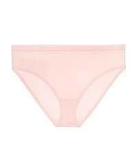 Curvy Couture Women's Sheer Mesh High Cut Brief Panty