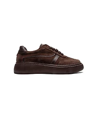 Forever & Always Shoes Women's Ivara Leather Everyday Sneaker