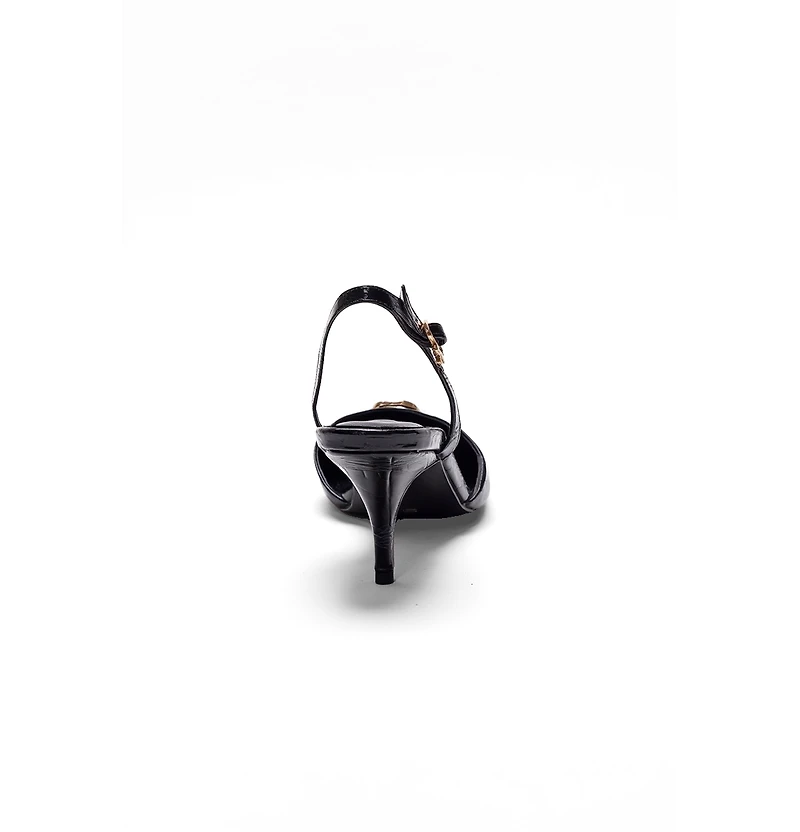 Prologue Shoes Women's Yvella Buckle Pointed Toe Stiletto Pump
