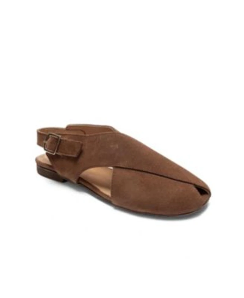 Forever Always Shoes Womens Monaro Leather Sandal