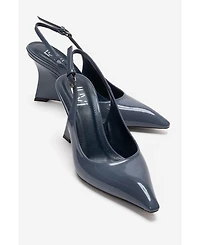 Prologue Shoes Women's Felon Slingback Wedge Pump