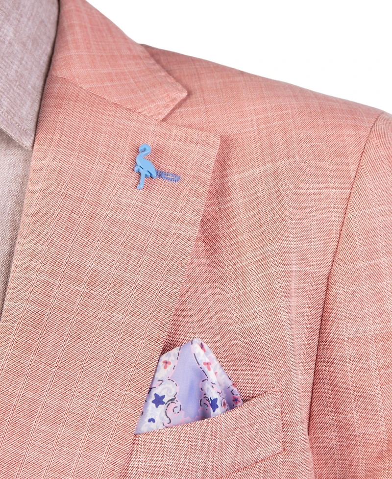 Tailorbyrd Men Solid Dobby Sport Coat