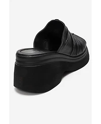 Forever & Always Shoes Nellie Leather Platform Sandal