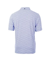 Cutter & Buck Men's Blue Buffalo Bills Throwback Logo Virtue Eco-Pique Botanical Polo Shirt