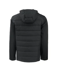 Cutter & Buck Men's Black Baltimore Ravens Evoke PrimaLoft Hybrid Eco Softshell Full-Zip Hooded Jacket