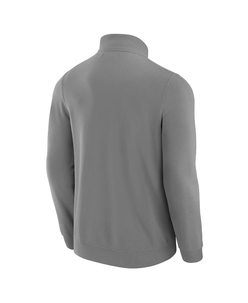 J. Palmer Men's Graphite Miami Dolphins QB1 Full-Zip Sweatshirt