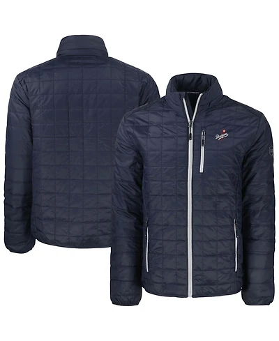 Cutter & Buck Men's Los Angeles Dodgers Rainier PrimaLoft Eco Insulated Full-Zip Puffer Jacket