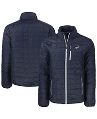 Cutter & Buck Men's Los Angeles Dodgers Rainier PrimaLoft Eco Insulated Full-Zip Puffer Jacket