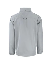 Cutter & Buck Men's Gray Los Angeles Dodgers Charter Eco Full-Zip Hoodie Jacket