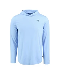 Cutter & Buck Men's Powder Blue New England Patriots Coastline Epic Comfort Eco Hoodie