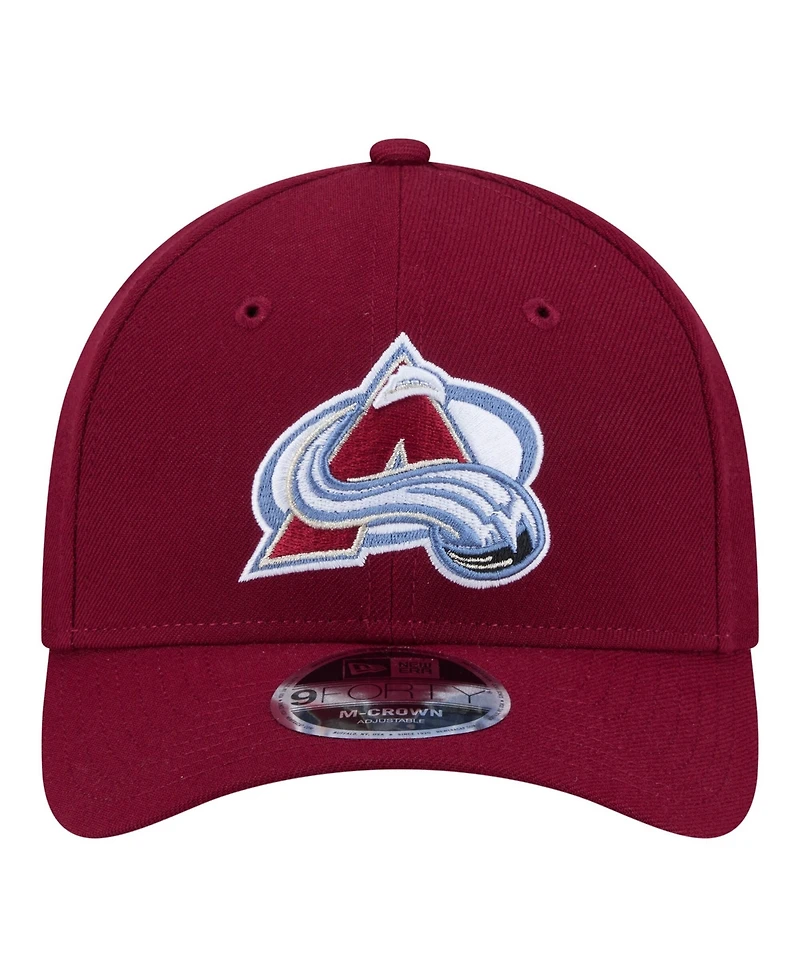 New Era Men's Burgundy Colorado Avalanche 9FORTY M-Crown Adjustable Hat