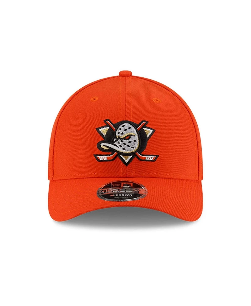New Era Men's Orange Anaheim Ducks 9FORTY M-Crown Adjustable Hat