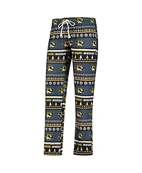 Concepts Sport Women's 2-Piece Black Missouri Tigers Ugly Sweater Holiday Long Sleeve Top and Pants Sleep Set