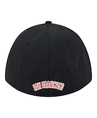 New Era Men's Black San Francisco Giants Dash 39THIRTY Flex Hat