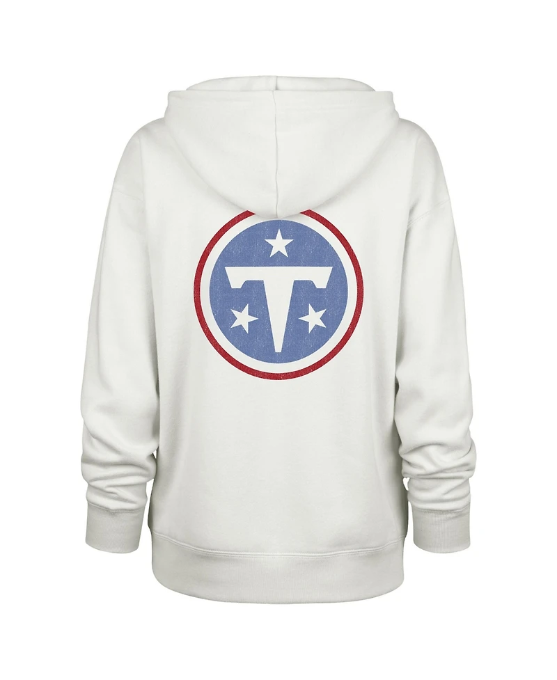 '47 Brand Women's Stone Tennessee Titans Score Dance Naomi Hoodie