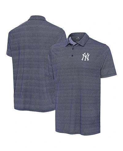 Antigua Men's Navy New York Yankees Mosaic Polo Shirt