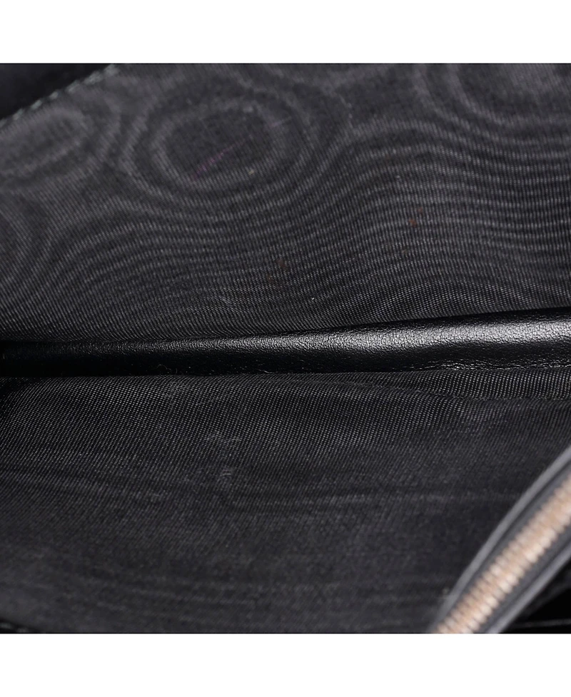 Pre-Owned Gucci Mini Gg Marmont Chain Wallet Matelasse Leather